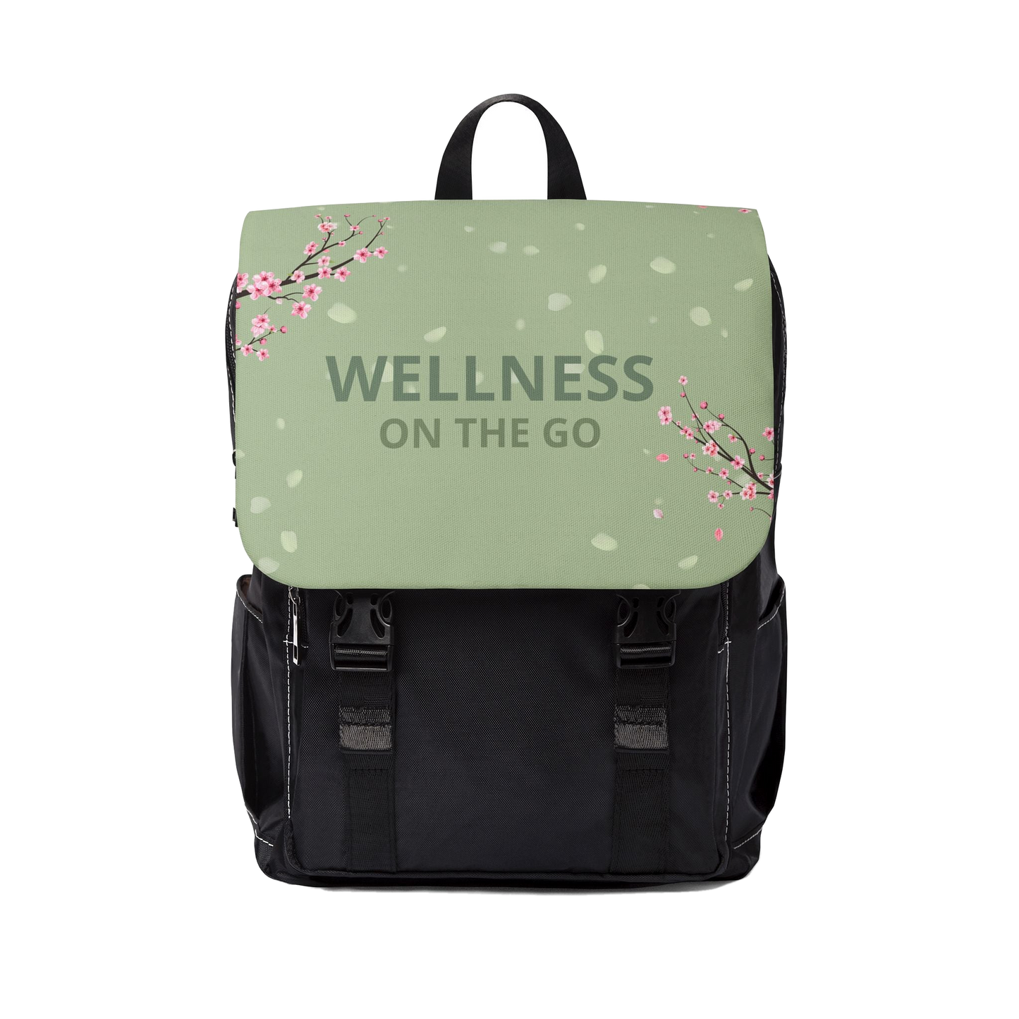 Wellness on the Go Backpack | Floral Mindfulness Design