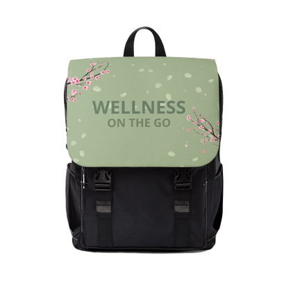 Wellness on the Go Backpack | Floral Mindfulness Design