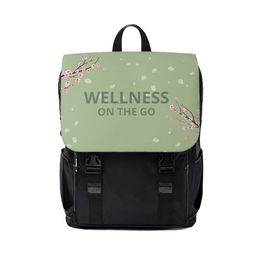 Wellness on the Go Backpack | Floral Mindfulness Design