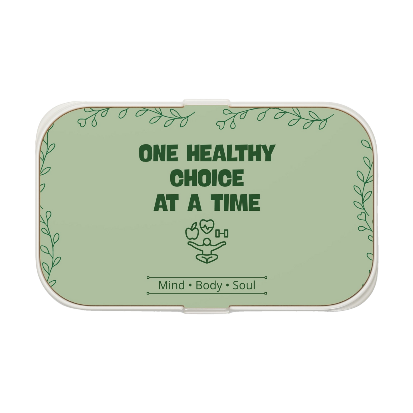 Wellness Mindfulness Bento Lunch Box | Healthy Lifestyle Gift