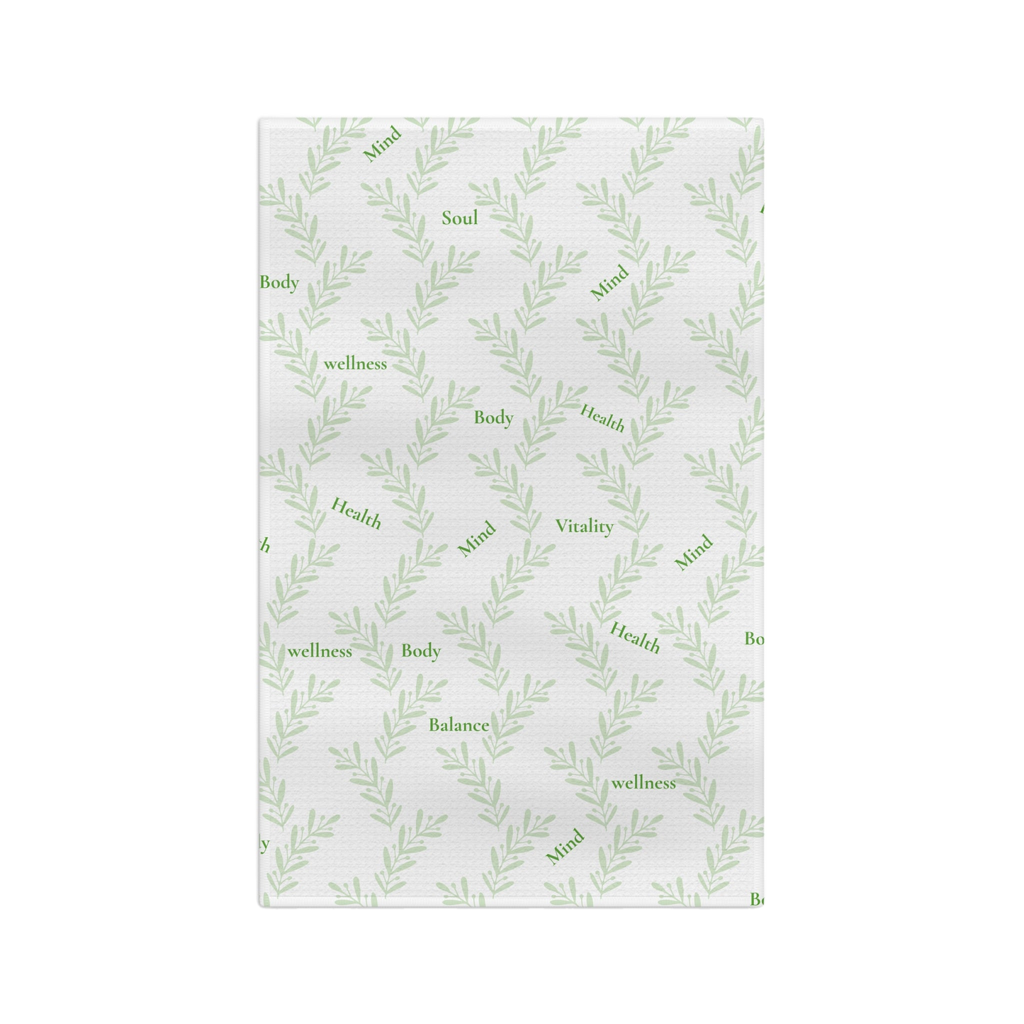 Wellness Tea Towel | Mind Body Soul Health Design