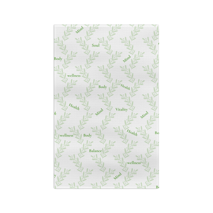 Wellness Tea Towel | Mind Body Soul Health Design