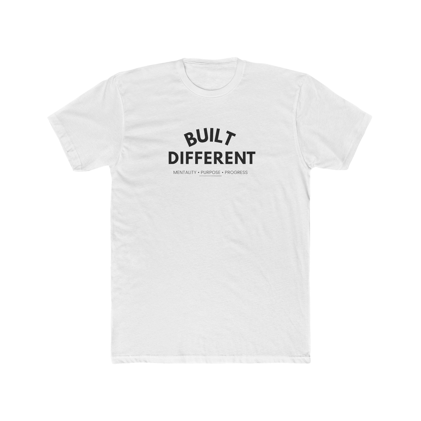 No Excuses Motivational Crew Tee | Inspirational Unisex Cotton Shirt