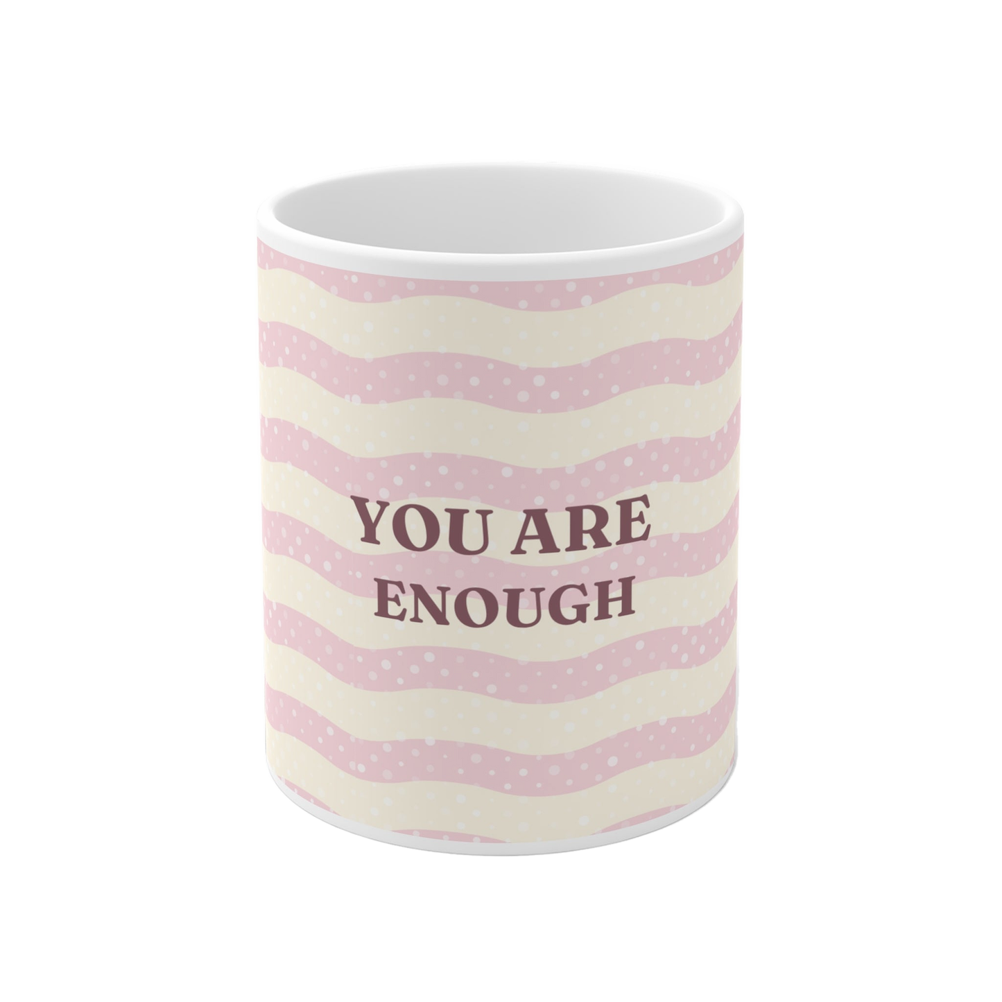 "You Are Enough" Inspirational Ceramic Mug | Affirmation Gift