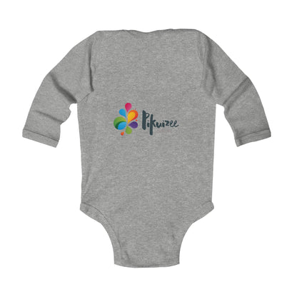 Colorful Flower Burst Infant Long Sleeve Bodysuit | Baby Gift