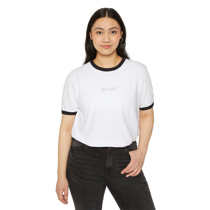 Mind Body Soul Leveling Up Unisex Ringer Tee | Motivational Gift