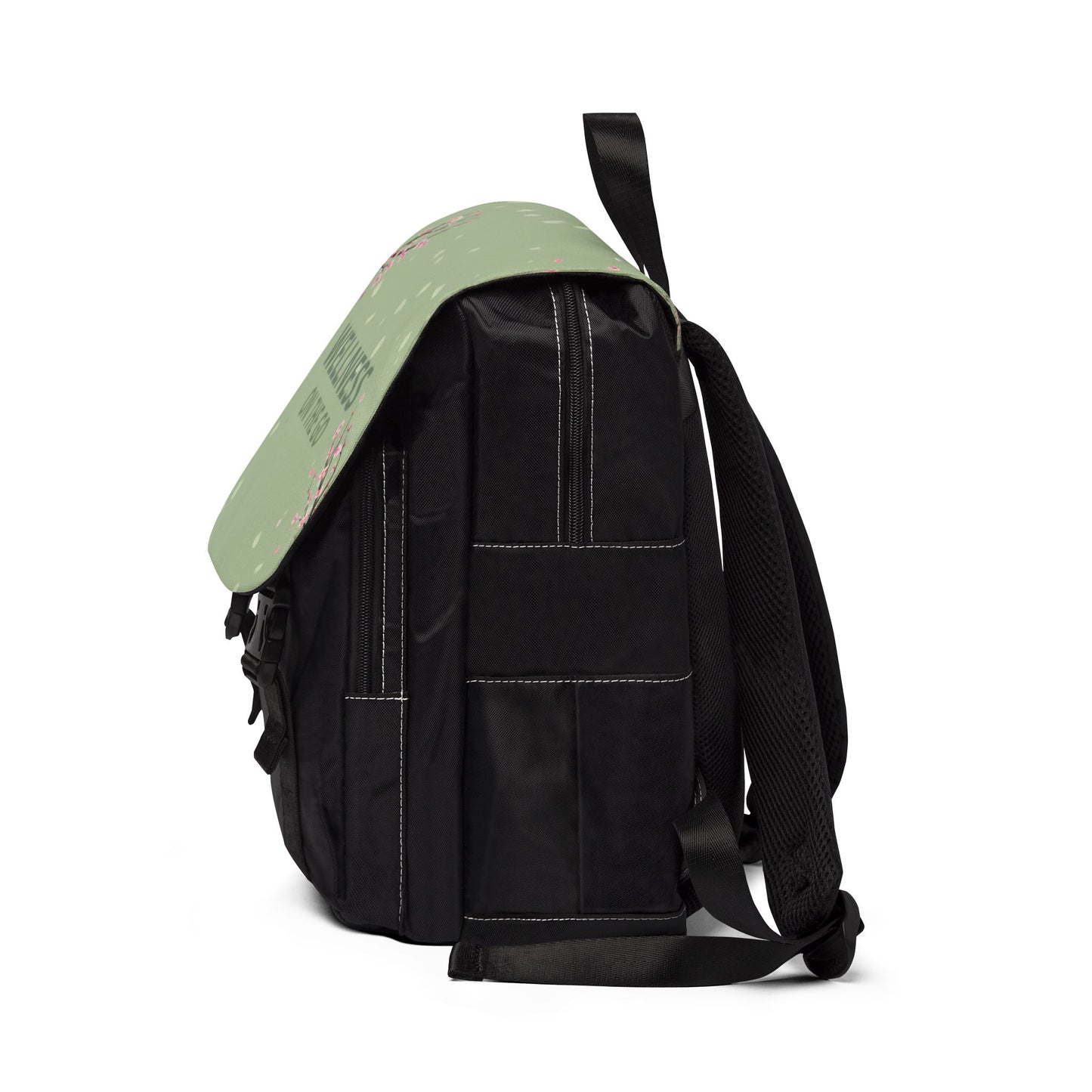 Wellness on the Go Backpack | Floral Mindfulness Design