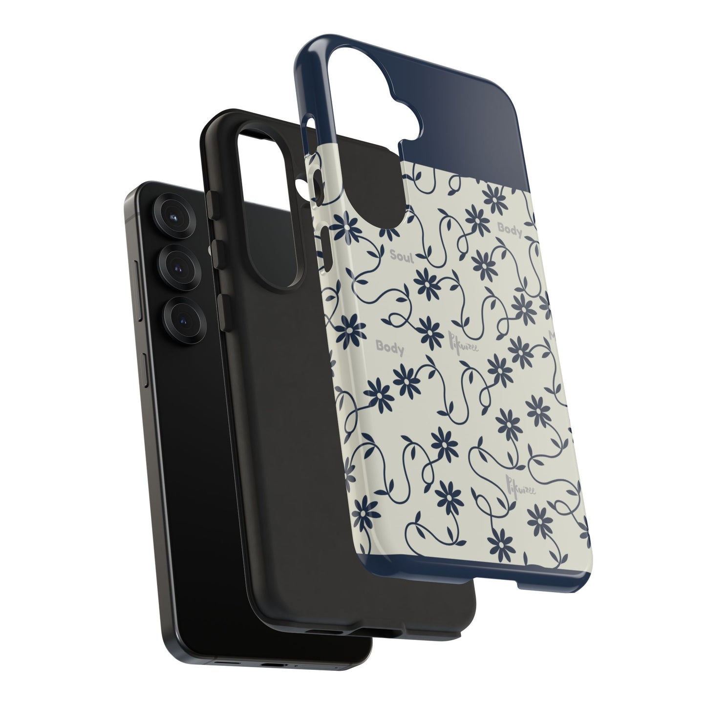 Floral Vine Pattern iPhone Case | Minimalist Botanical Design