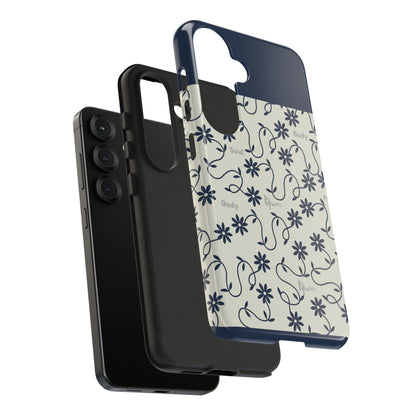Floral Vine Pattern iPhone Case | Minimalist Botanical Design
