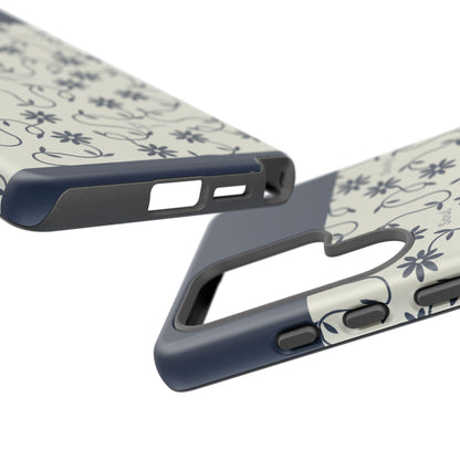 Floral Vine Pattern iPhone Case | Minimalist Botanical Design