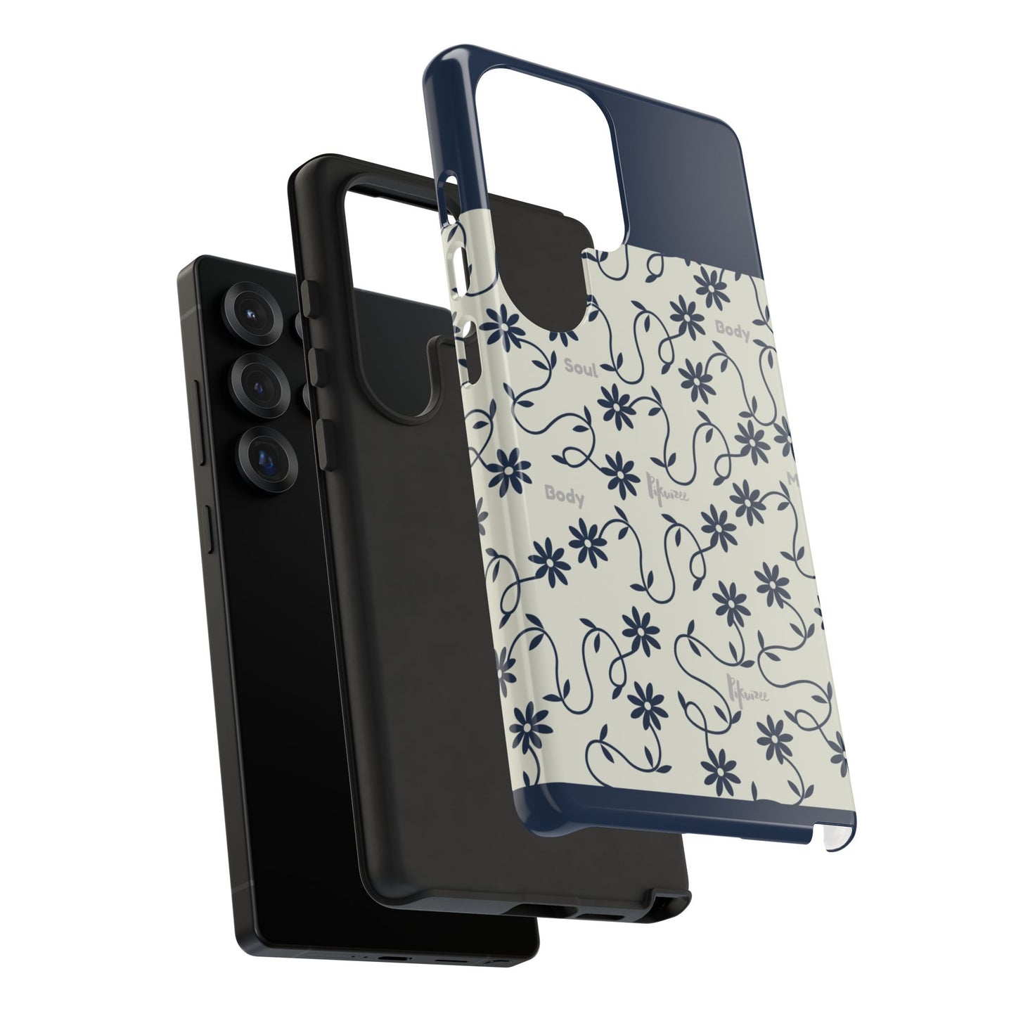 Floral Vine Pattern iPhone Case | Minimalist Botanical Design