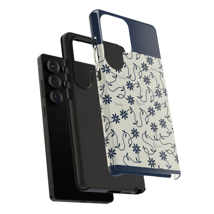 Floral Vine Pattern iPhone Case | Minimalist Botanical Design