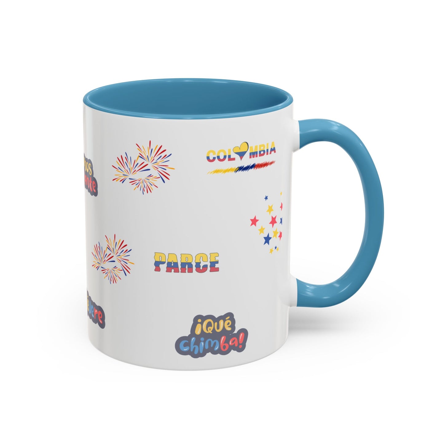 Colombia Patriotic Coffee Mug | Spanish Culture Gift