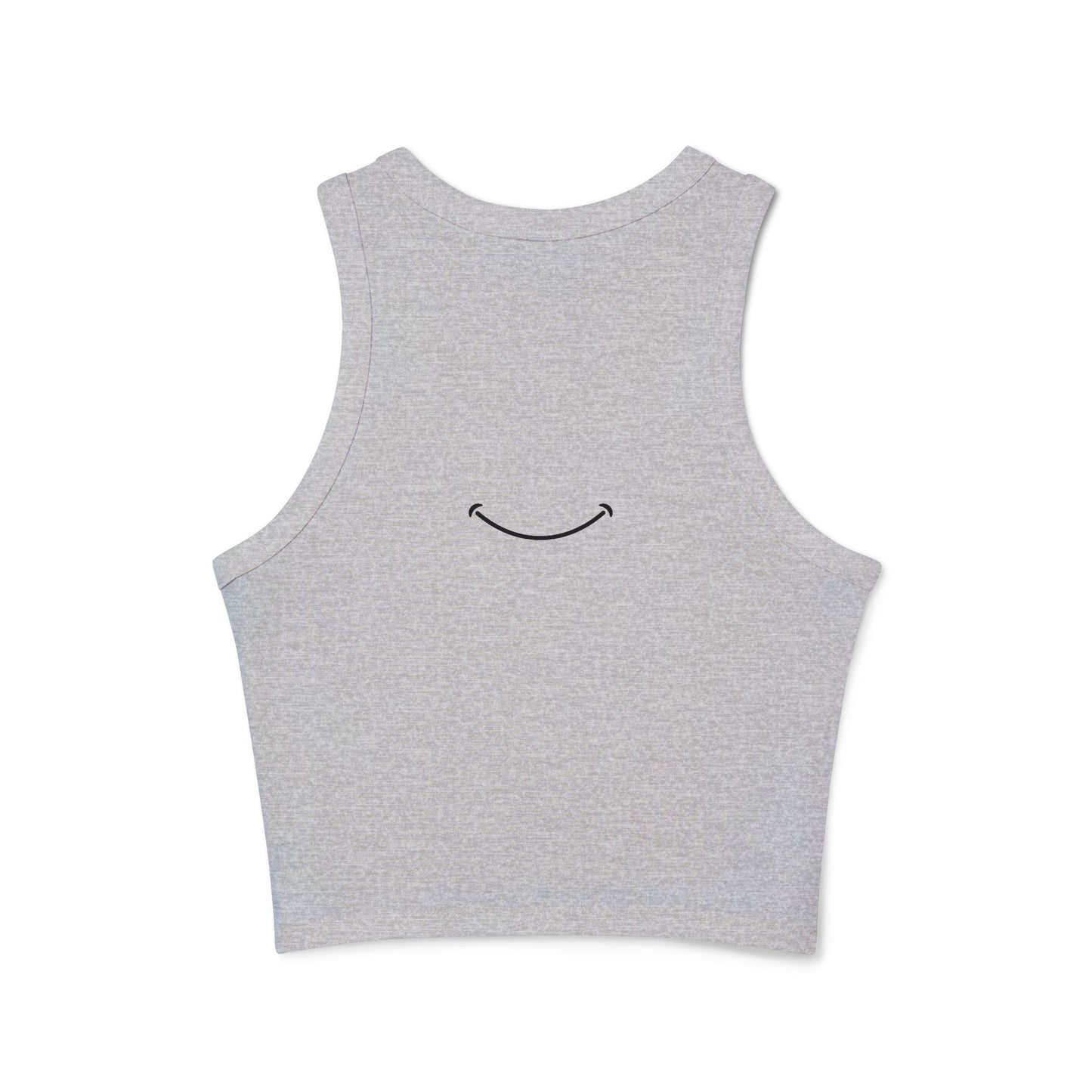 Smile Racer Tank Top | Positive Vibes Graphic Tee