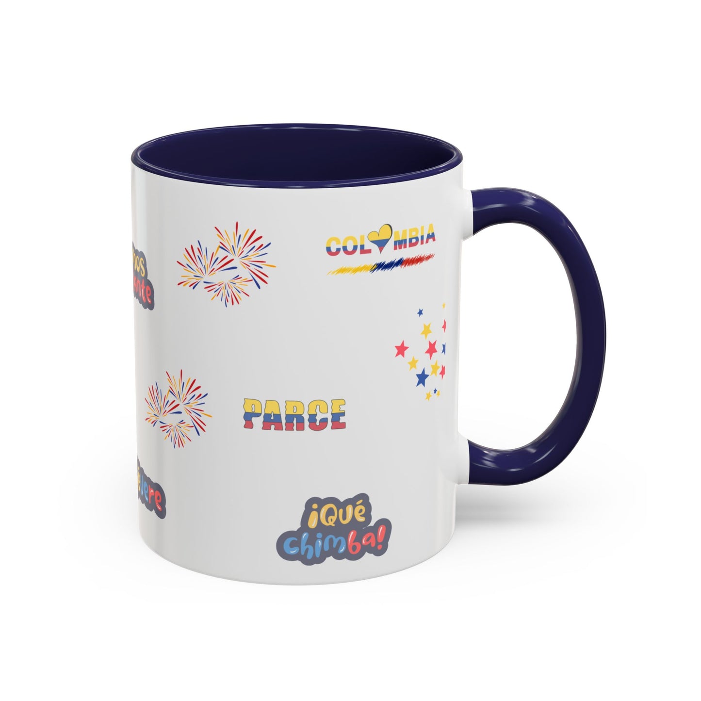 Colombia Patriotic Coffee Mug | Spanish Culture Gift
