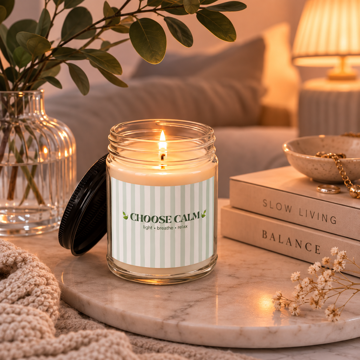 Choose Calm Soy Candle
