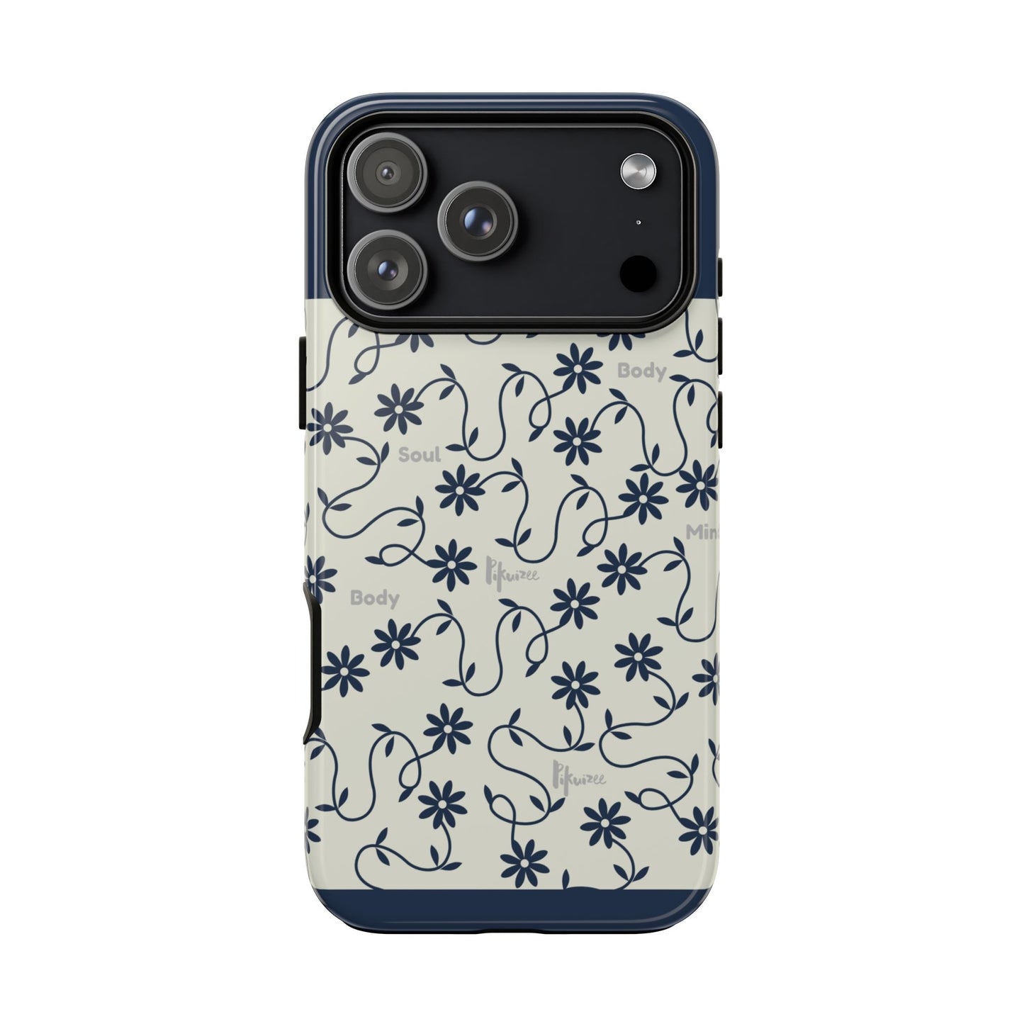 Floral Vine Pattern iPhone Case | Minimalist Botanical Design