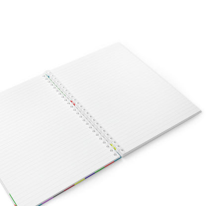 Colorful Paint Drip Spiral Notebook | Creative Writing Journal