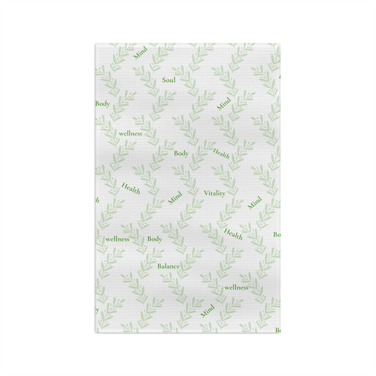 Wellness Tea Towel | Mind Body Soul Health Design