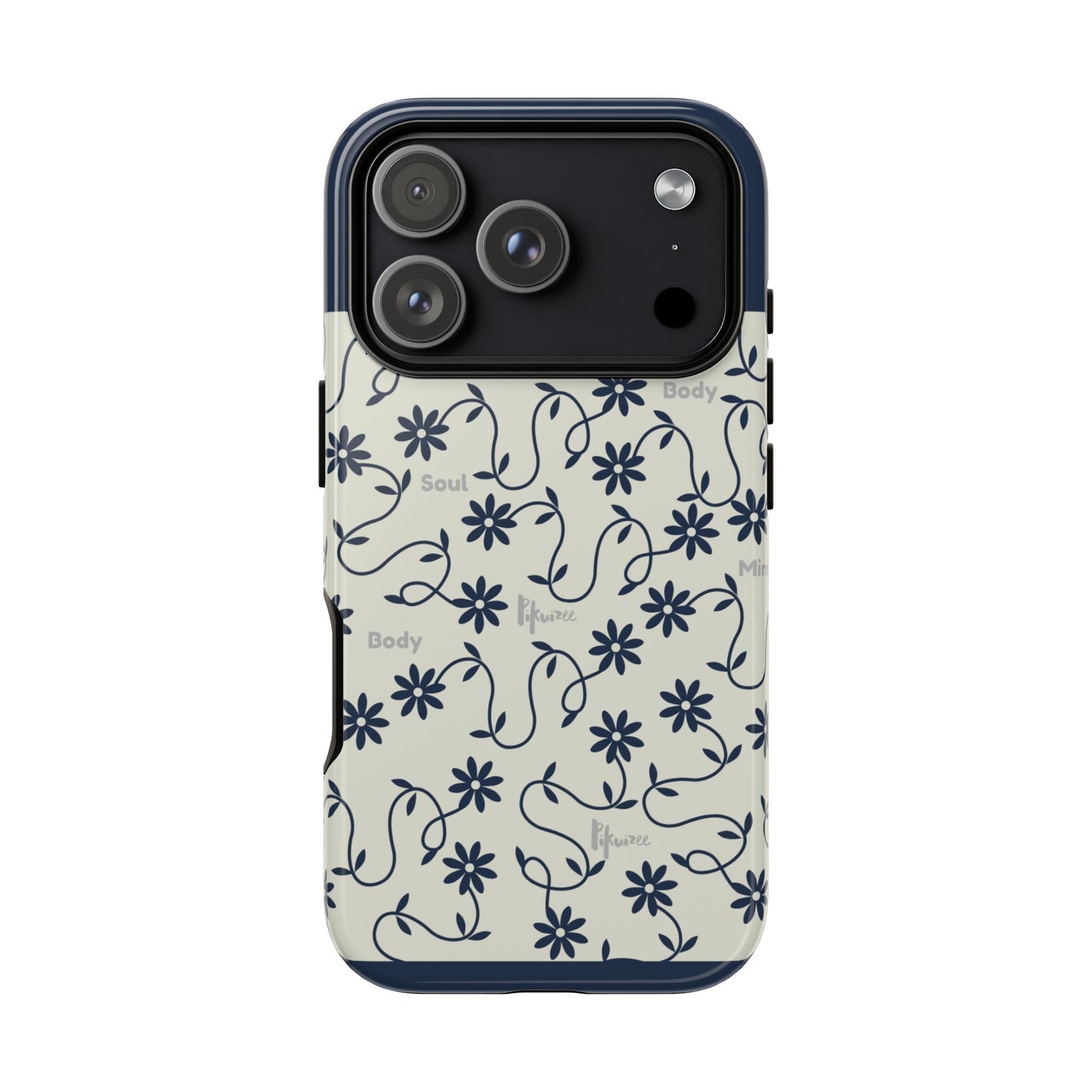 Floral Vine Pattern iPhone Case | Minimalist Botanical Design