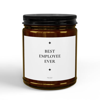 Best Employee Ever Soy Candle | Workplace Recognition Gift