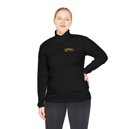 Colombia Flag Heart Unisex Quarter-Zip Pullover | Patriotic Pride