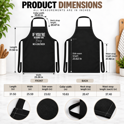 Bring Me a Cold Beer Apron