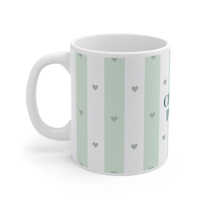 Peace Quote Ceramic Mug | Mindfulness Gift for Calm