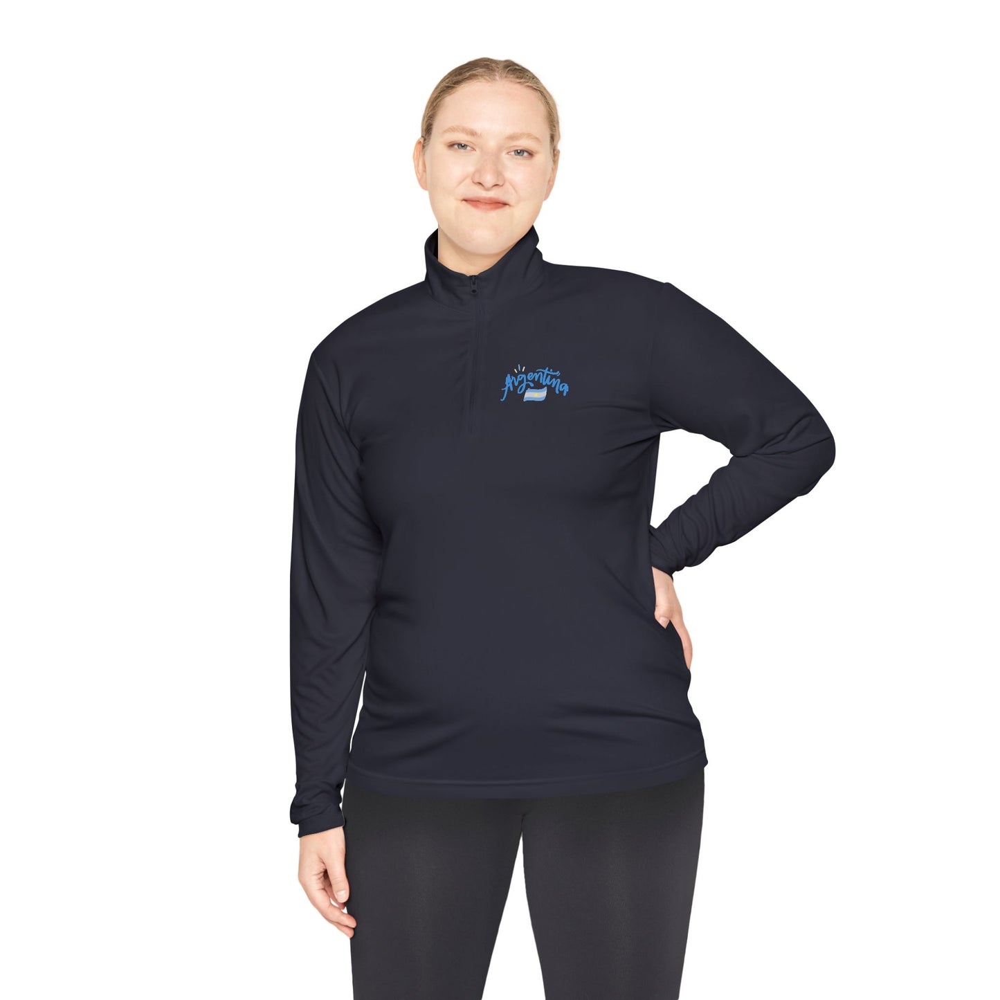 Argentina Soccer Ball Quarter-Zip Pullover | Sports Fan Gift