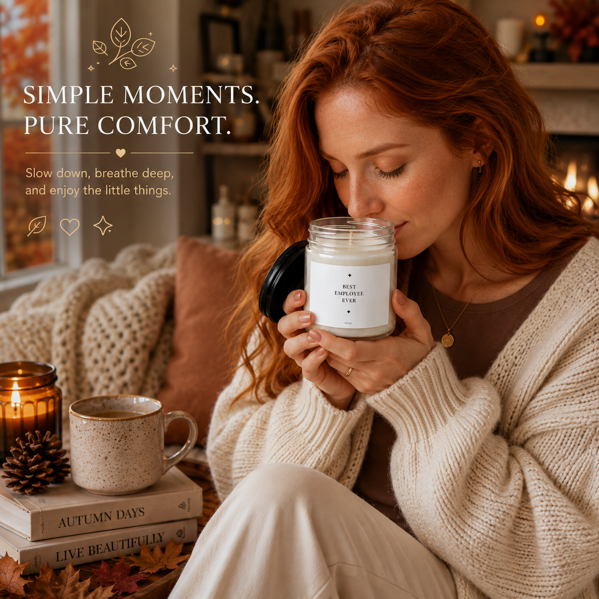 Best Employee Ever Diamond Candle