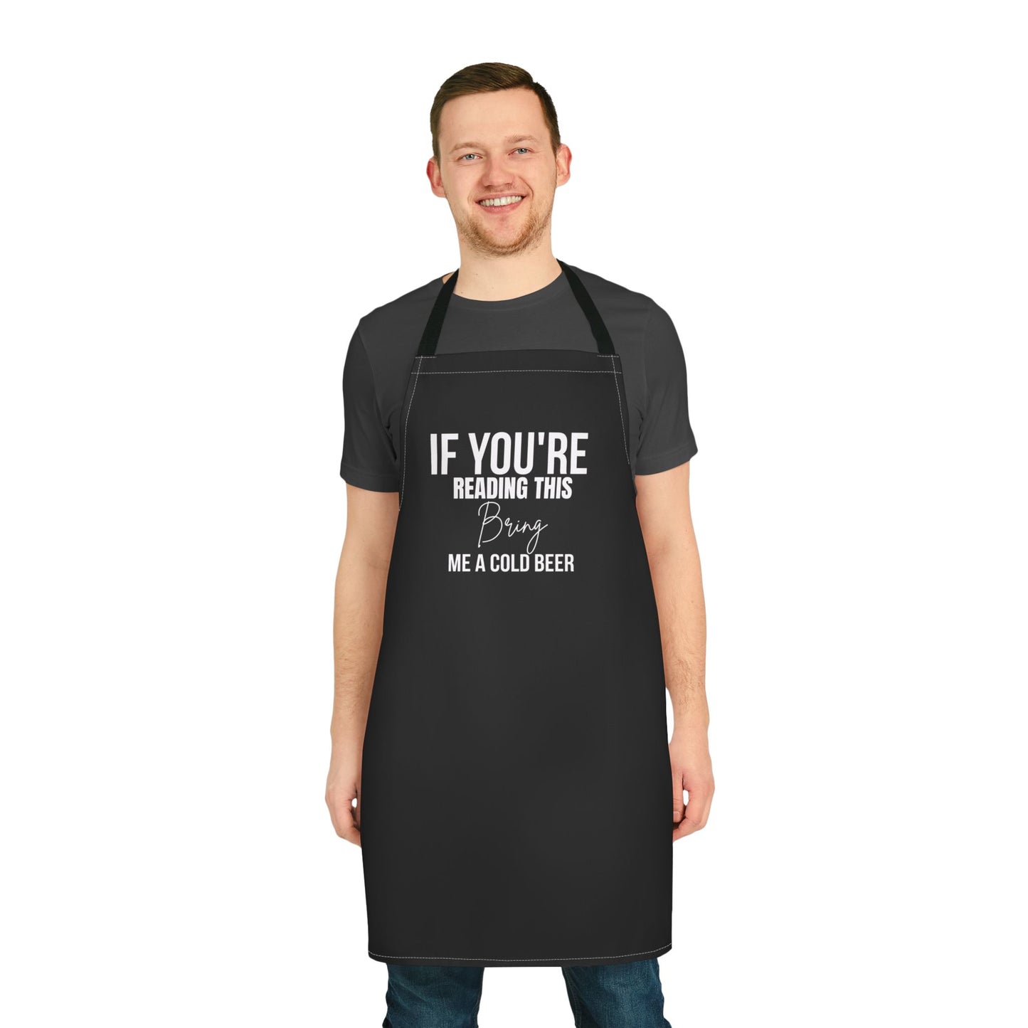 Funny Beer Apron | Cold Beer Kitchen Gift