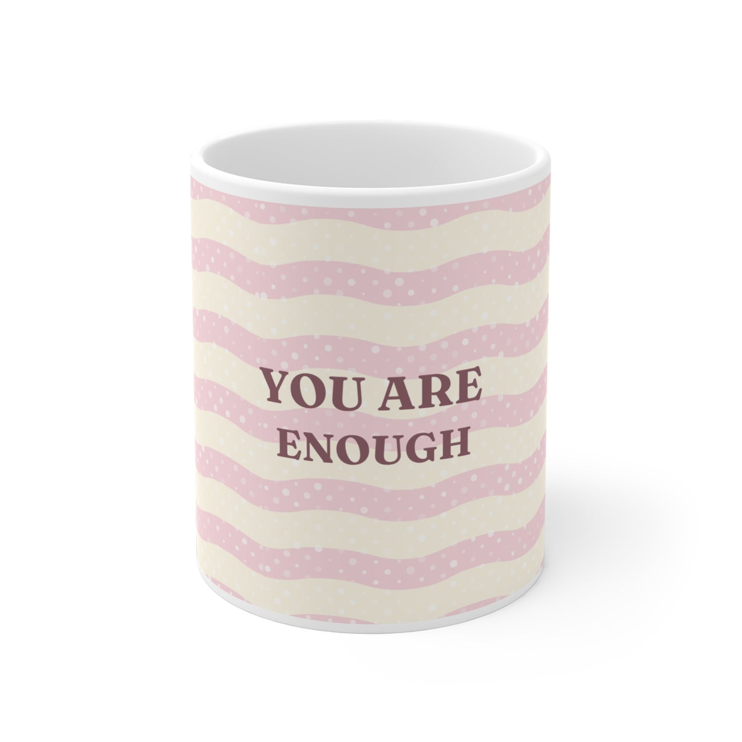 "You Are Enough" Inspirational Ceramic Mug | Affirmation Gift