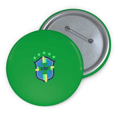 Brazilian Football CBF Soccer Pin Button | Sports Fan Badge