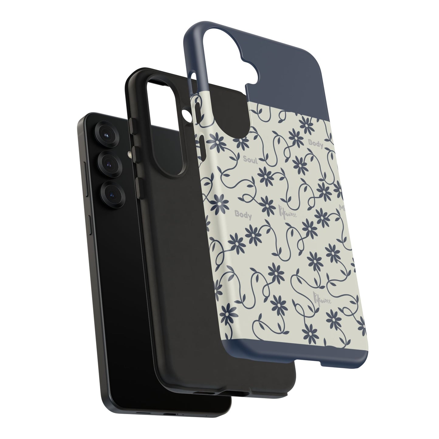 Floral Vine Pattern iPhone Case | Minimalist Botanical Design