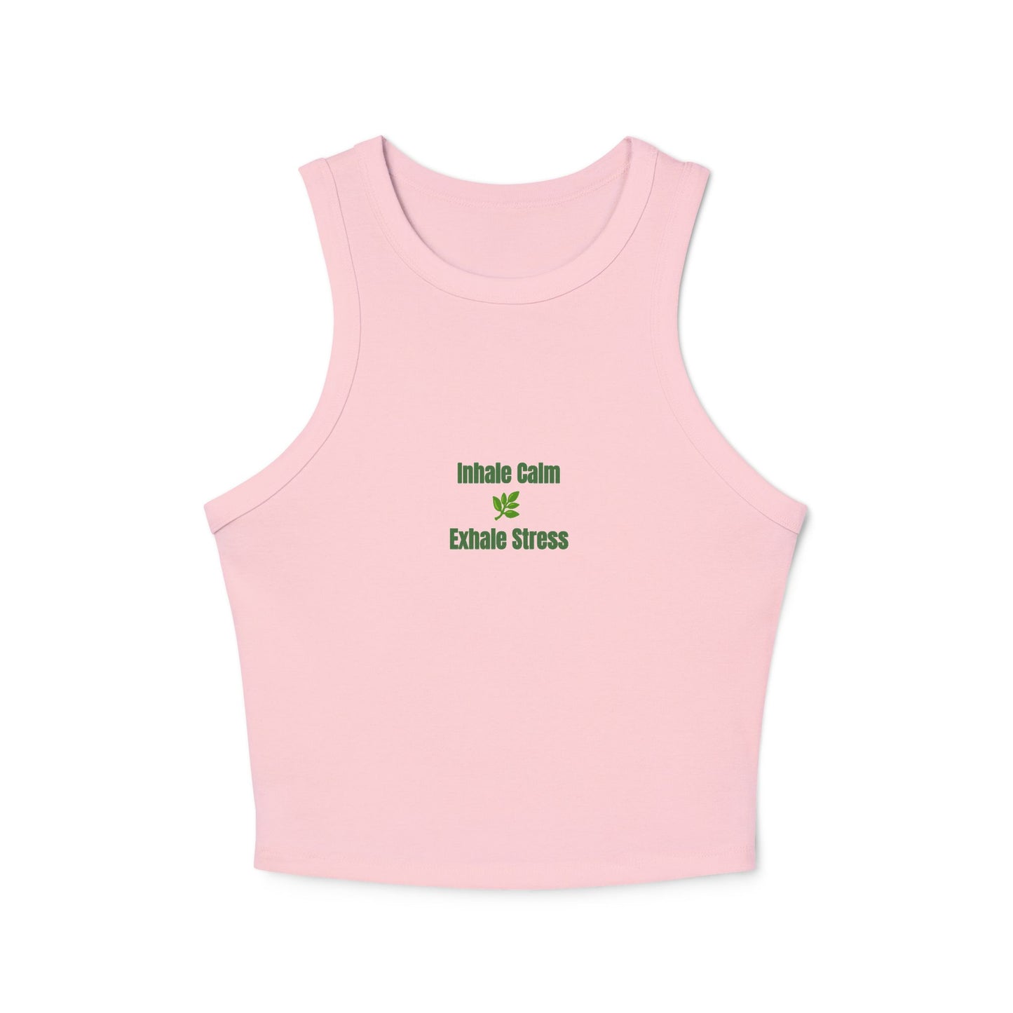 Inhale Calm Exhale Stress Tank Top | Mindfulness Wellness Tee