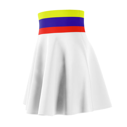 Question Mark Heart Print Skater Skirt | Fun Playful Design