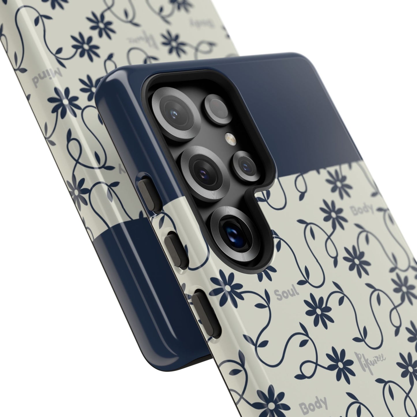 Floral Vine Pattern iPhone Case | Minimalist Botanical Design