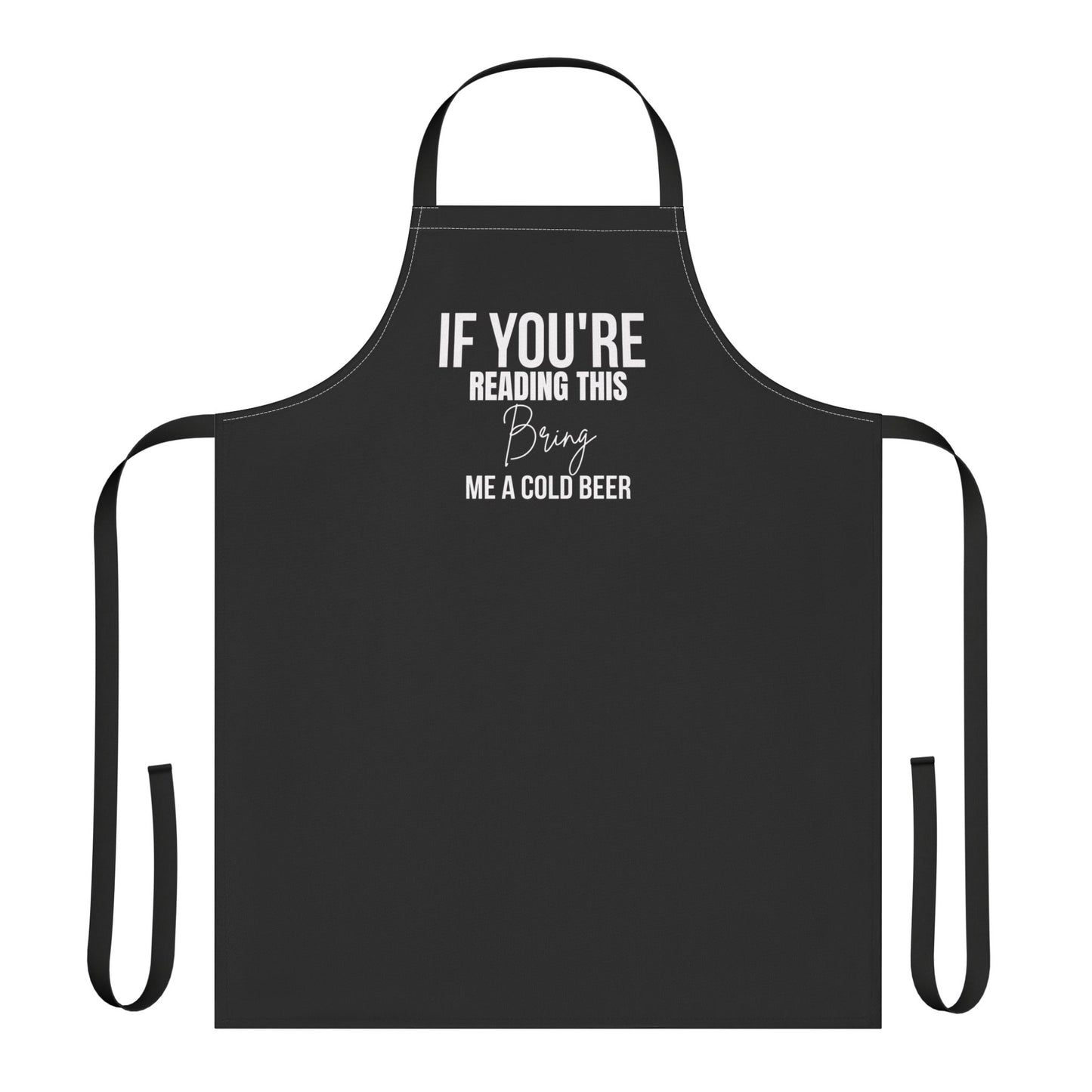 Funny Beer Apron | Cold Beer Kitchen Gift
