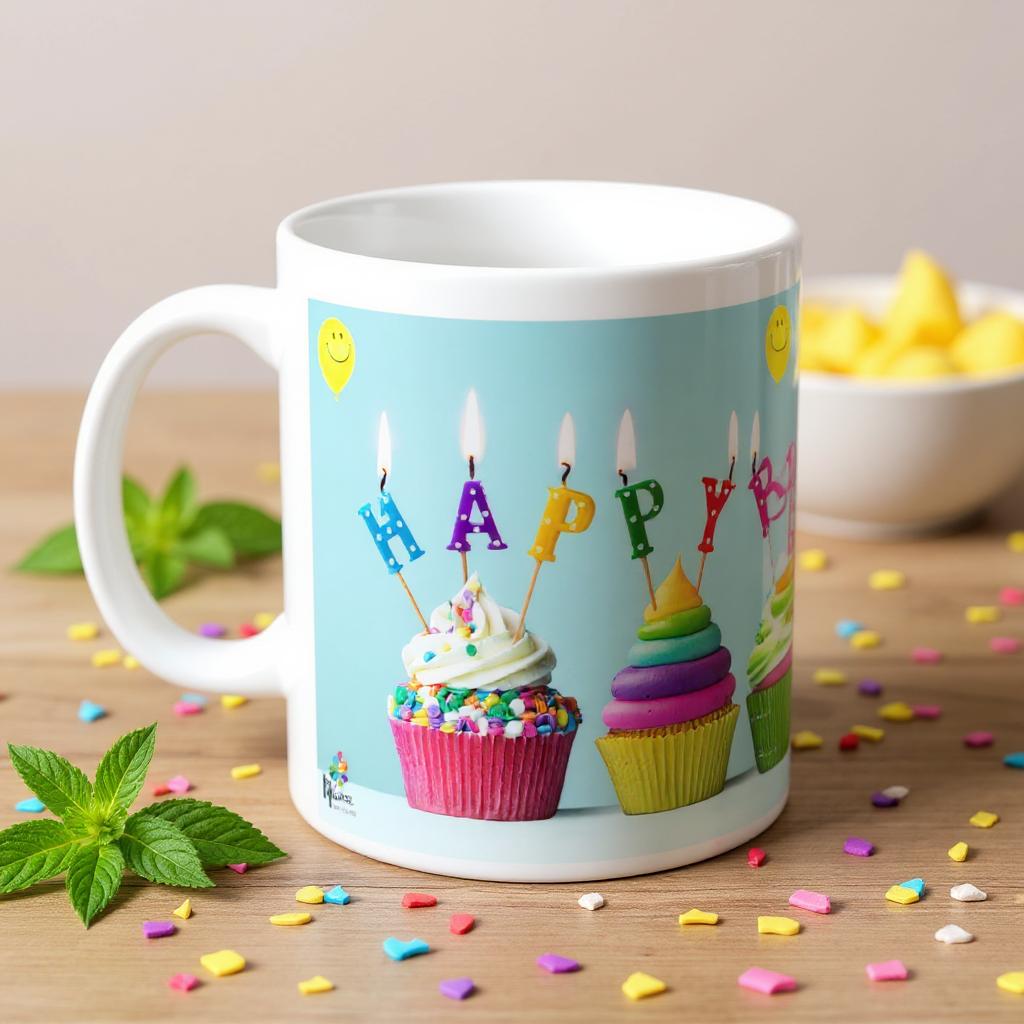 Happy Birthday Ceramic Mug