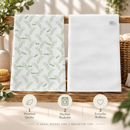 Mind Body Soul Tea Towel
