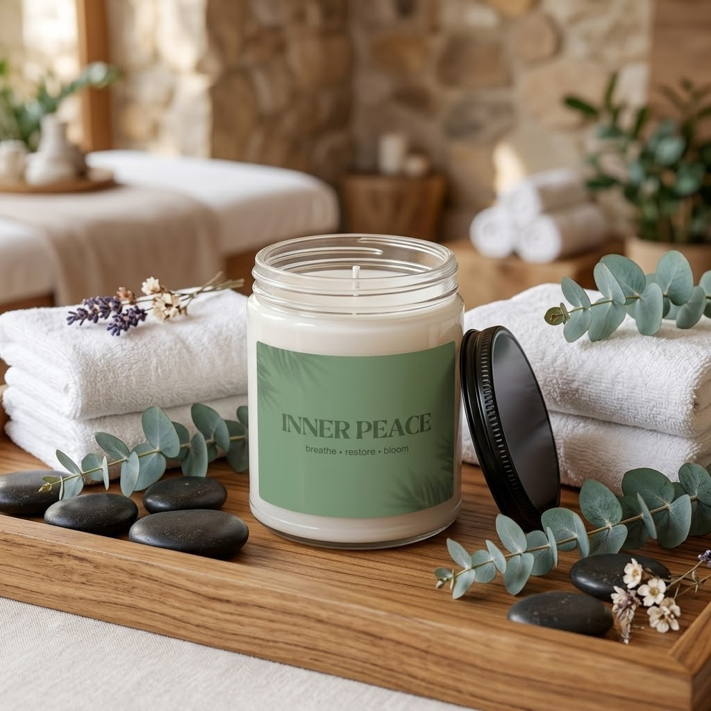 Inner Peace Soy Candle | Mindfulness Aromatherapy Gift