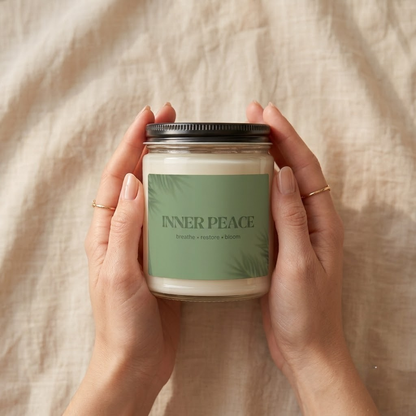 Inner Peace Soy Candle | Mindfulness Aromatherapy Gift