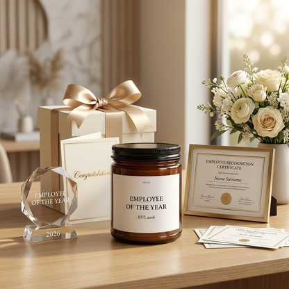 Employee of the Year Soy Candle | Custom Scented Gift 2026