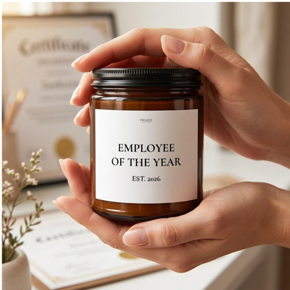 Employee of the Year Soy Candle | Custom Scented Gift 2026