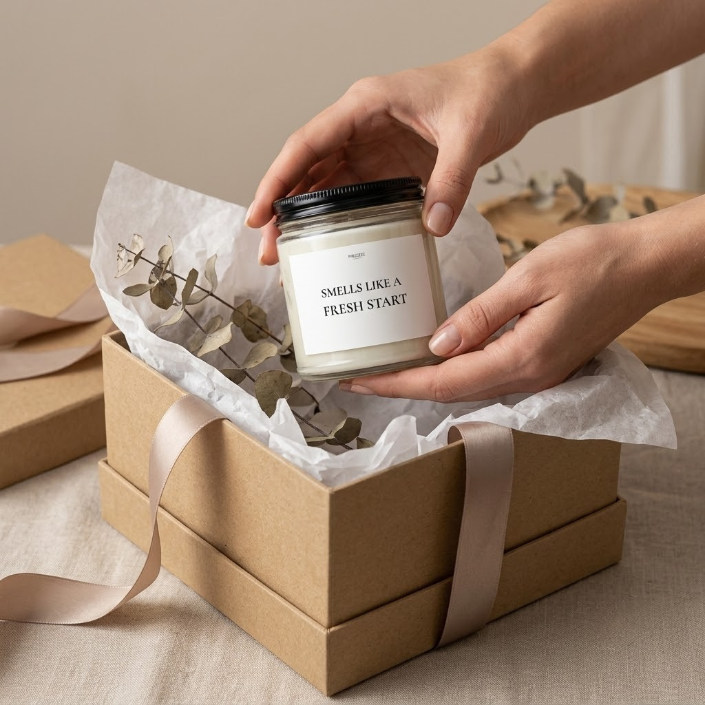 Fresh Start Soy Candle | Custom Scented Jar Gift