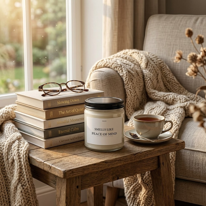 Peace of Mind Soy Candle | Minimalist Mindfulness Gift