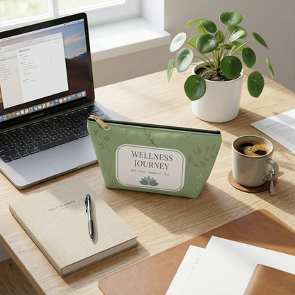 Wellness Journey Pouch Self-Care Organizer