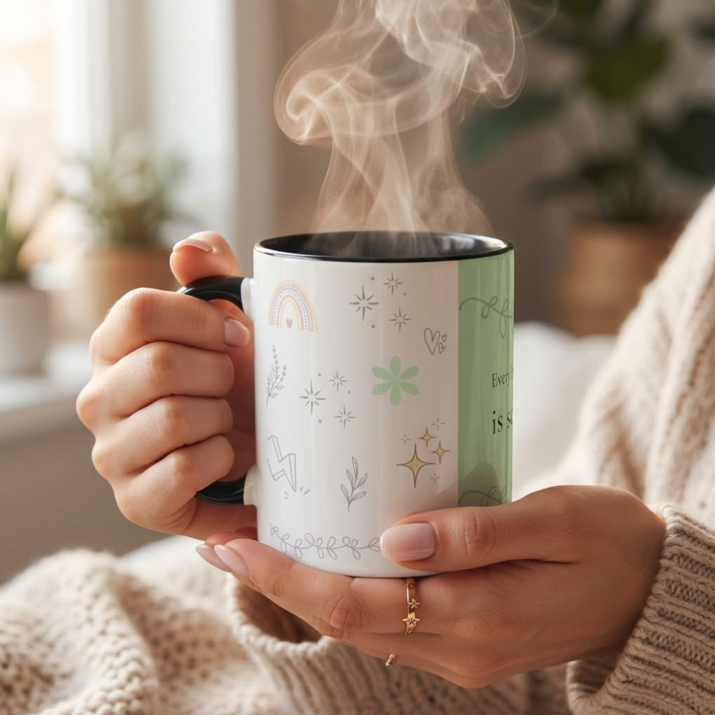Self-Love Wellness Ceramic Mug | Motivational Inspiration Gift