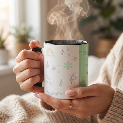 Self-Love Wellness Ceramic Mug | Motivational Inspiration Gift
