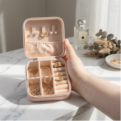 Bloom At Your Own Pace Jewelry Travel Case | Floral Gift